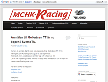 Tablet Screenshot of mchk-racing.org